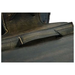 Dream Apparel Saddlebag & Accessory Brown Leather Concealed Carry Saddlebag With Flame -fly Outlet 10146888 K V6