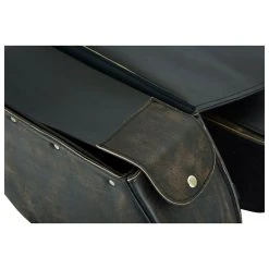 Dream Apparel Saddlebag & Accessory Brown Leather Concealed Carry Saddlebag With Flame -fly Outlet 10146888 M V6