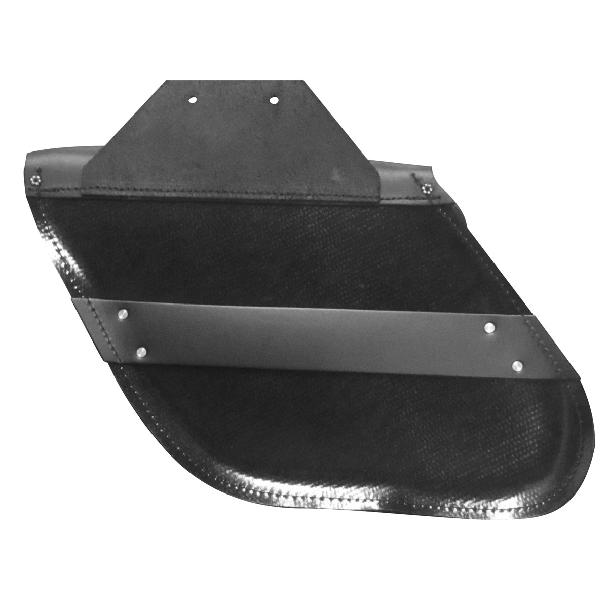 Leatherworks Inc. Leatherworks, Inc. Economy Wide Angle Throwover Leather Saddlebag 4 Leatherworks Inc. Leatherworks, Inc. Economy Wide Angle Throwover Leather Saddlebag - Image 2