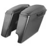 HogWorkz 2-Into-1 Extended 4" Stretched Saddlebags Charcoal Pearl -fly Outlet 166 6718 A V1