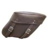 Leatherworks Inc. Leatherworks, Inc. Wide Angle Distressed Brown Economy Bolt-On Saddlebag