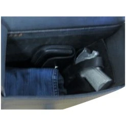 Leatherworks Inc. Leatherworks, Inc. Wide Angle Black Economy Bolt-On Saddlebag -fly Outlet 212 139 C V3