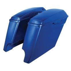 HogWorkz 4" Superior Blue Stretched Saddlebag