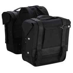 Burly Brand Voyager Black Throwover Saddlebag