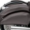Saddlemen Cruis'n Deluxe Saddlebag Set With Chrome Supports