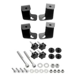 HogWorkz Stretched Saddlebag Conversion Kit With Black Brackets -fly Outlet 630 3423 D V6