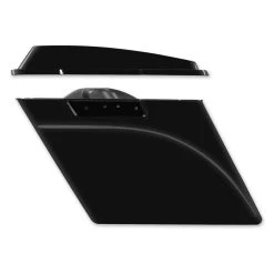HogWorkz 4" Vivid Black Extended Saddlebags With Dual Cut-Out 11 HogWorkz 4" Vivid Black Extended Saddlebags With Dual Cut-Out -fly Outlet 753 308 D V1