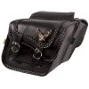Willie And Max Willie & Max Gold & Silver Eagle Black Magic Collection Saddlebags -fly Outlet 830 232 A V1