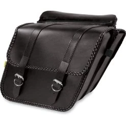 Willie And Max Willie & Max Braided Collection Compact Slant Saddlebags