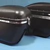 V-Twin Manufacturing Replica 'Bubble' Saddlebag Set -fly Outlet 830 551 A V1