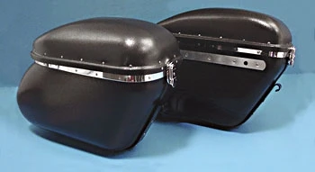 V-Twin Manufacturing Replica 'Bubble' Saddlebag Set 3 V-Twin Manufacturing Replica 'Bubble' Saddlebag Set