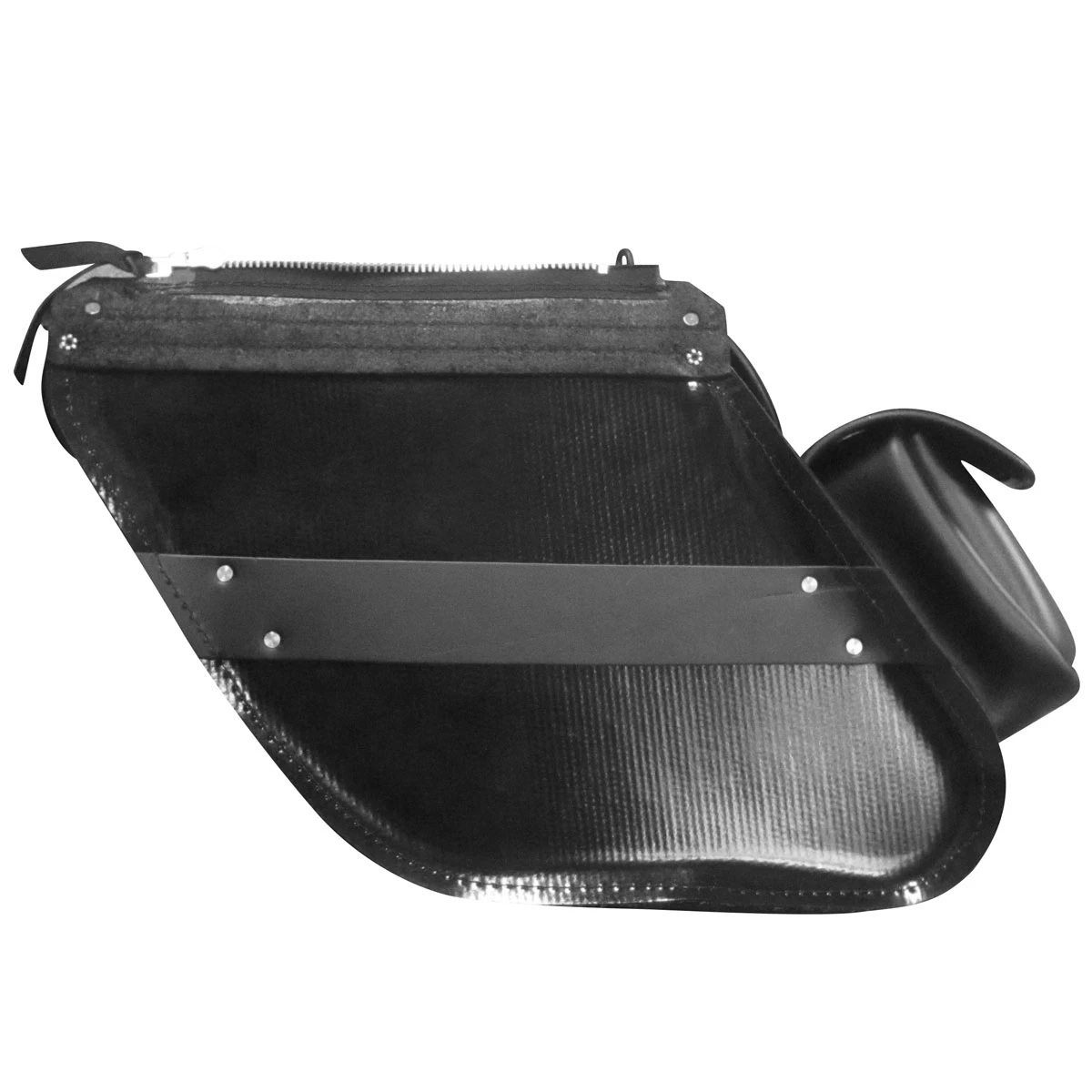 Leatherworks Inc. Leatherworks, Inc. Wide Angle Box Top Studded Saddlebags With Rear Pockets 4 Leatherworks Inc. Leatherworks, Inc. Wide Angle Box Top Studded Saddlebags With Rear Pockets - Image 2