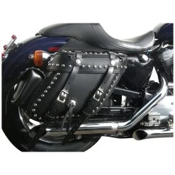 Leatherworks Inc. Leatherworks, Inc. Wide Angle Box Top Studded Saddlebags With Rear Pockets 9 Leatherworks Inc. Leatherworks, Inc. Wide Angle Box Top Studded Saddlebags With Rear Pockets -fly Outlet 831 354 D V3