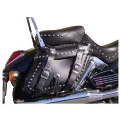 Leatherworks Inc. Leatherworks, Inc. Wide Angle Box Top Studded Saddlebags -fly Outlet 831 358 D V3