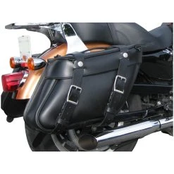 Leatherworks Inc. Leatherworks, Inc. Wide Angle Slant Box Top Saddlebags -fly Outlet 831 362 D V3
