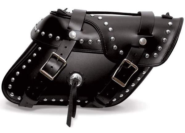 Leatherworks Inc. Leatherworks, Inc. Angle Split Lid Box Studded Saddlebags 3 Leatherworks Inc. Leatherworks, Inc. Angle Split Lid Box Studded Saddlebags