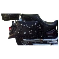 Leatherworks Inc. Leatherworks, Inc. Angle Split Lid Box Studded Saddlebags -fly Outlet 831 370 D V3