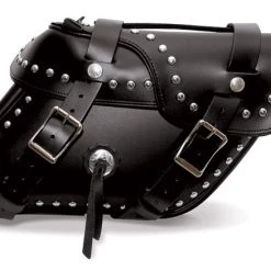 Leatherworks Inc. Leatherworks, Inc. Angle Split Lid Studded Saddlebags