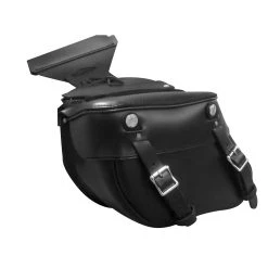 Leatherworks Inc. Leatherworks, Inc. Slanted Saddlebags -fly Outlet 831 382 E V3