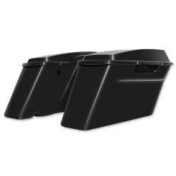HogWorkz Vivid Black OEM Replacement Saddlebags With Lids